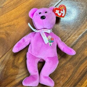 Ty Pink Teddy Bear Plush Toy